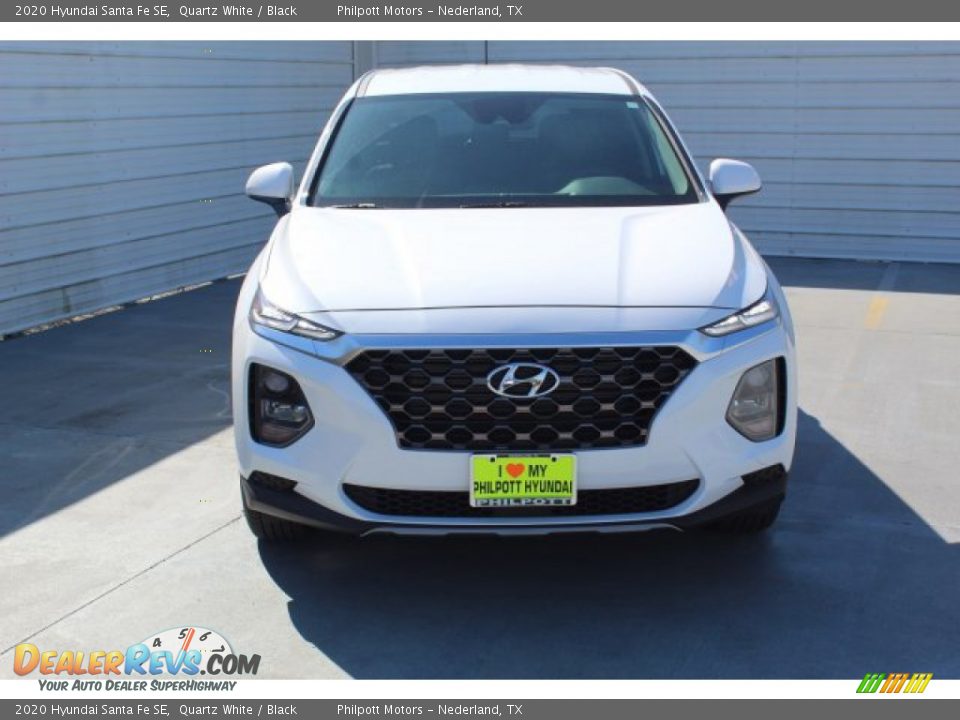 2020 Hyundai Santa Fe SE Quartz White / Black Photo #3