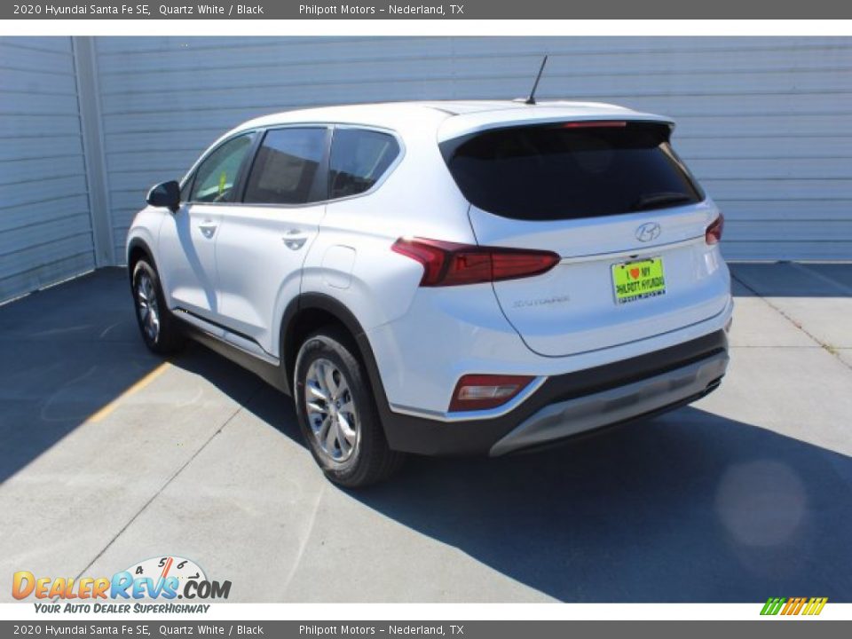 2020 Hyundai Santa Fe SE Quartz White / Black Photo #6
