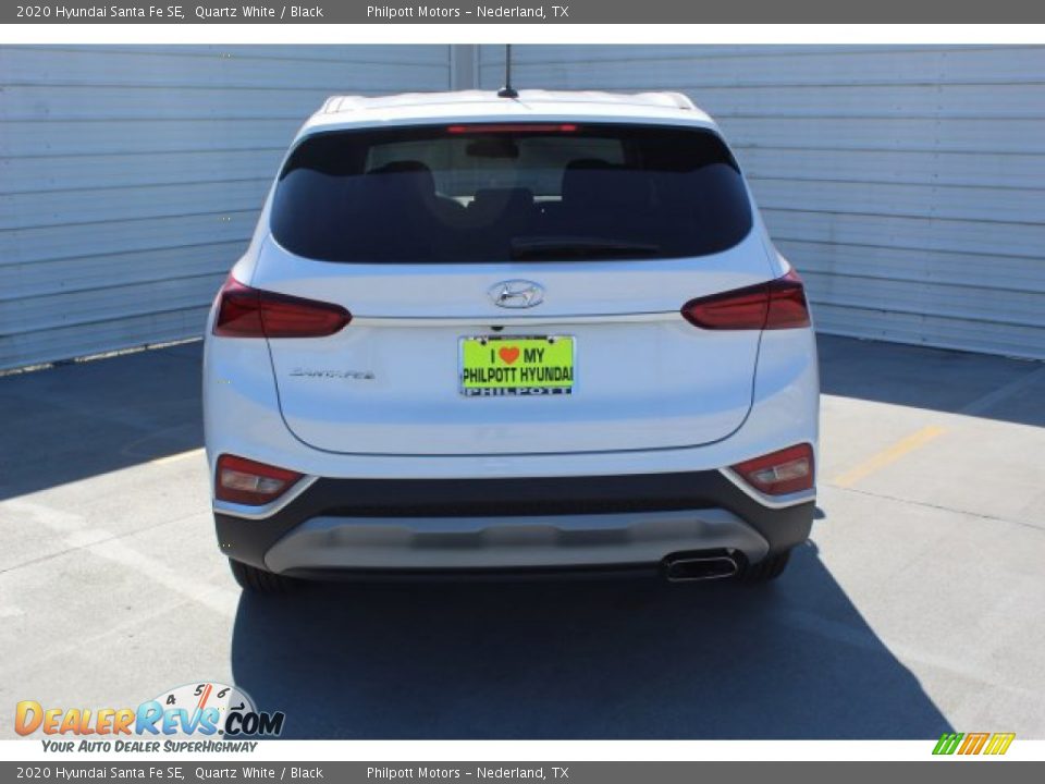 2020 Hyundai Santa Fe SE Quartz White / Black Photo #7