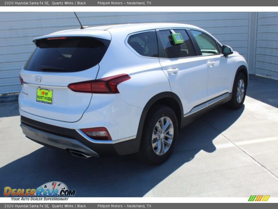 2020 Hyundai Santa Fe SE Quartz White / Black Photo #8