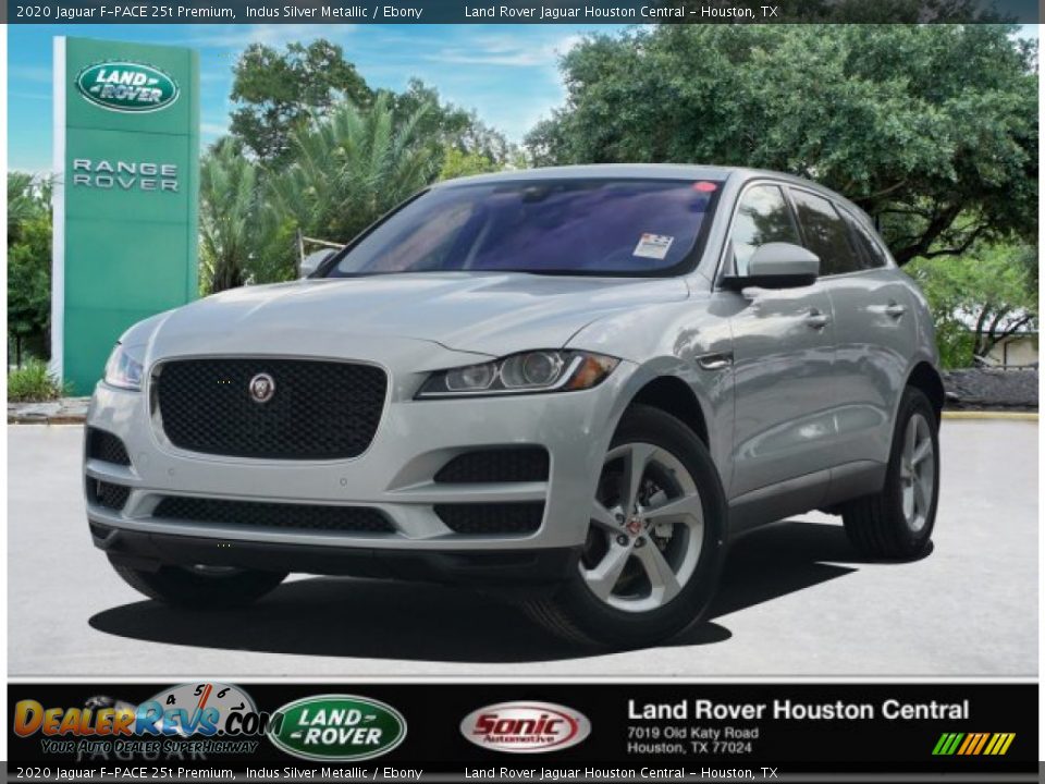 2020 Jaguar F-PACE 25t Premium Indus Silver Metallic / Ebony Photo #1