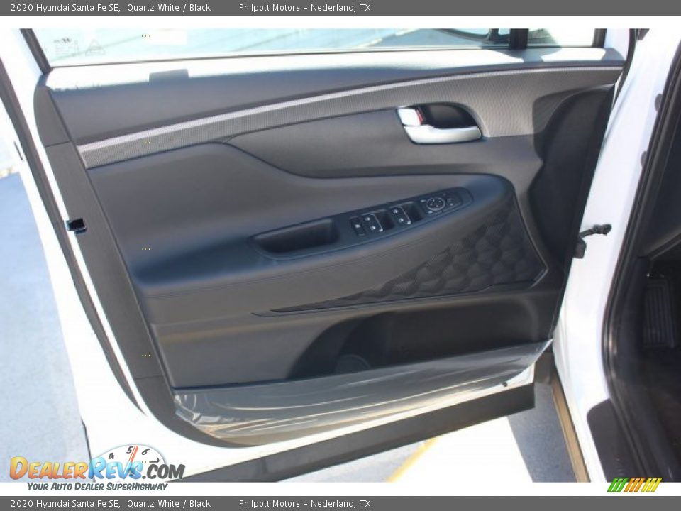 2020 Hyundai Santa Fe SE Quartz White / Black Photo #9