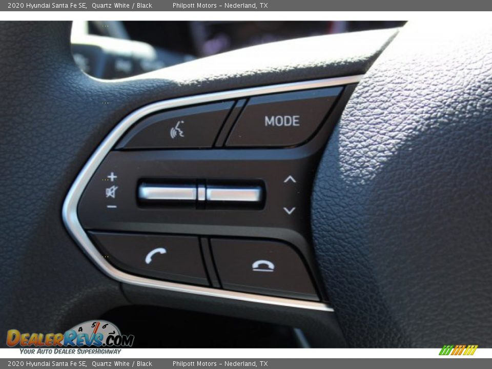 2020 Hyundai Santa Fe SE Quartz White / Black Photo #11