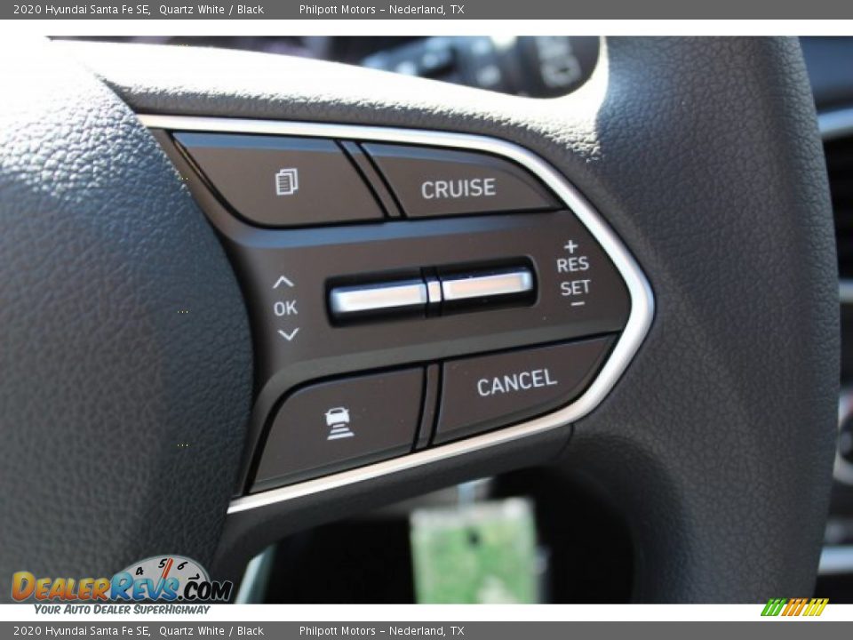 2020 Hyundai Santa Fe SE Quartz White / Black Photo #12