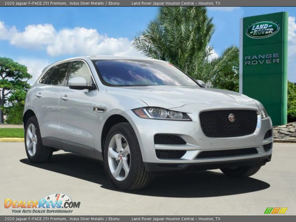 2020 Jaguar F-PACE 25t Premium Indus Silver Metallic / Ebony Photo #5