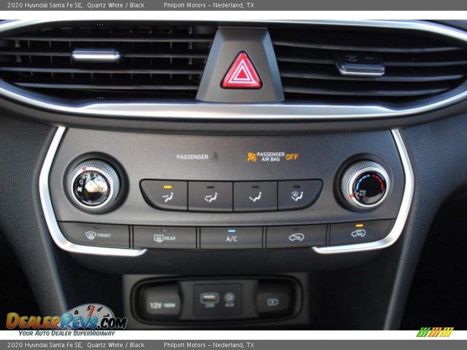 2020 Hyundai Santa Fe SE Quartz White / Black Photo #16