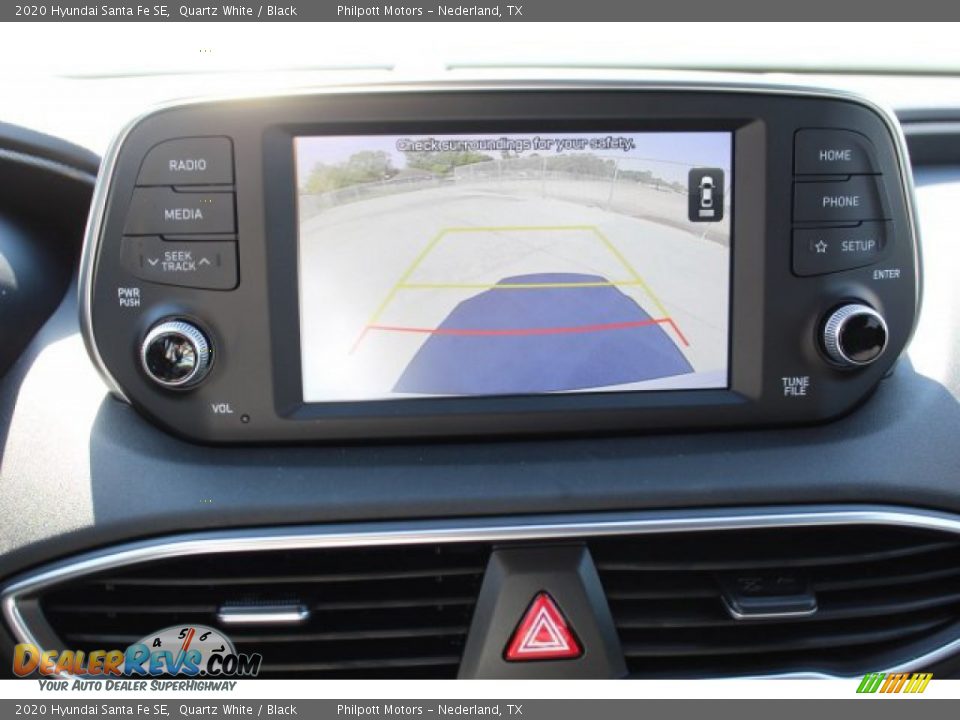 2020 Hyundai Santa Fe SE Quartz White / Black Photo #17