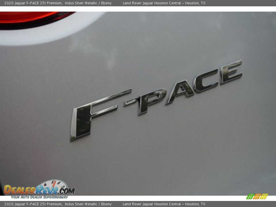 2020 Jaguar F-PACE 25t Premium Indus Silver Metallic / Ebony Photo #10