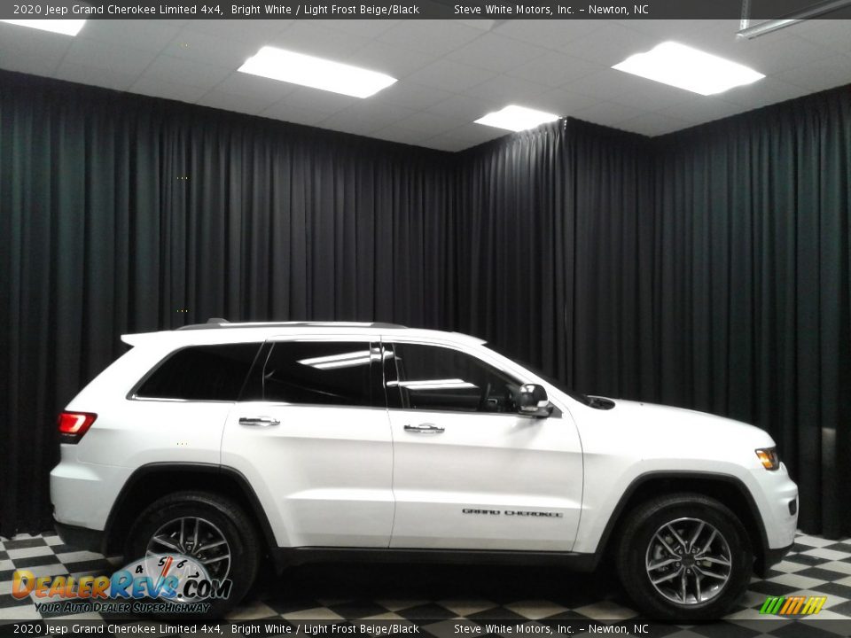 2020 Jeep Grand Cherokee Limited 4x4 Bright White / Light Frost Beige/Black Photo #5