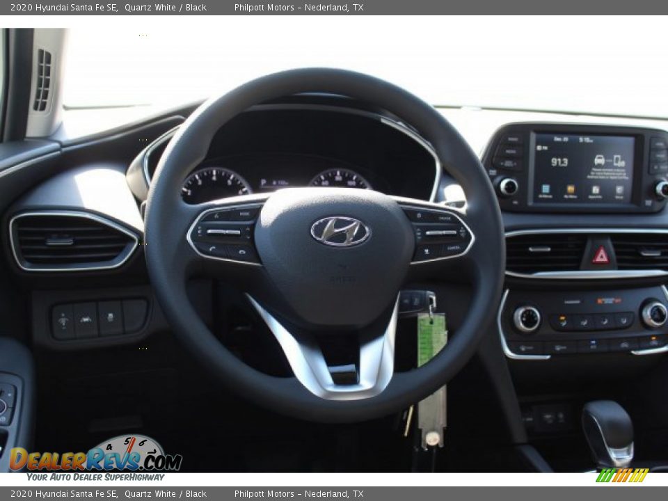2020 Hyundai Santa Fe SE Quartz White / Black Photo #21