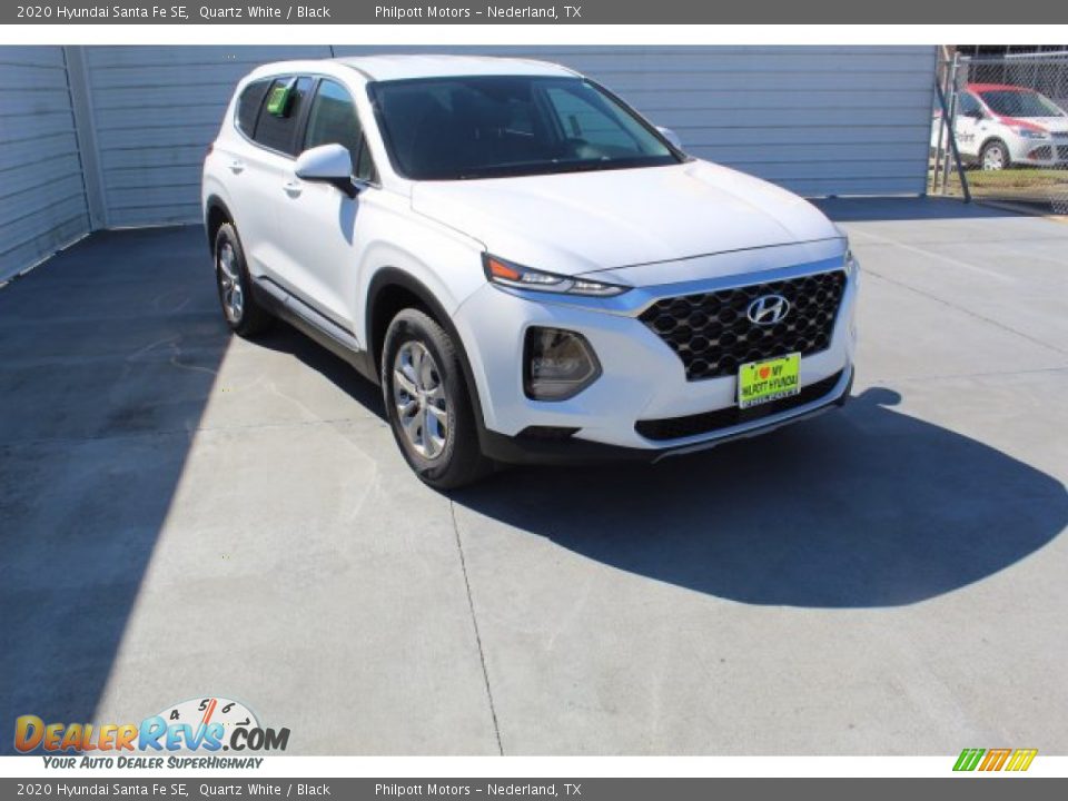 2020 Hyundai Santa Fe SE Quartz White / Black Photo #2