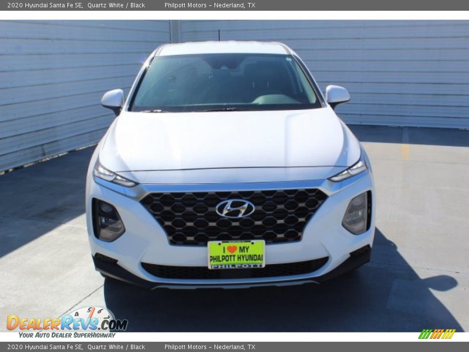 2020 Hyundai Santa Fe SE Quartz White / Black Photo #3