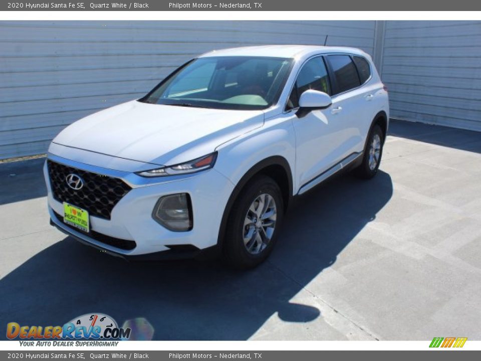 2020 Hyundai Santa Fe SE Quartz White / Black Photo #4