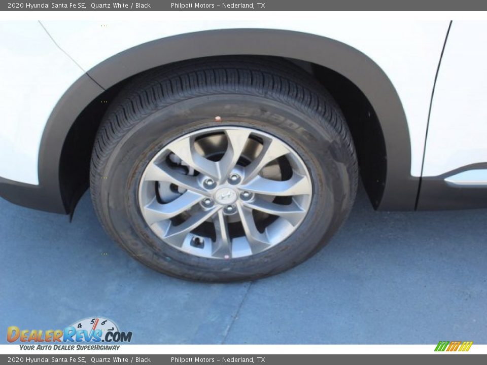 2020 Hyundai Santa Fe SE Quartz White / Black Photo #5