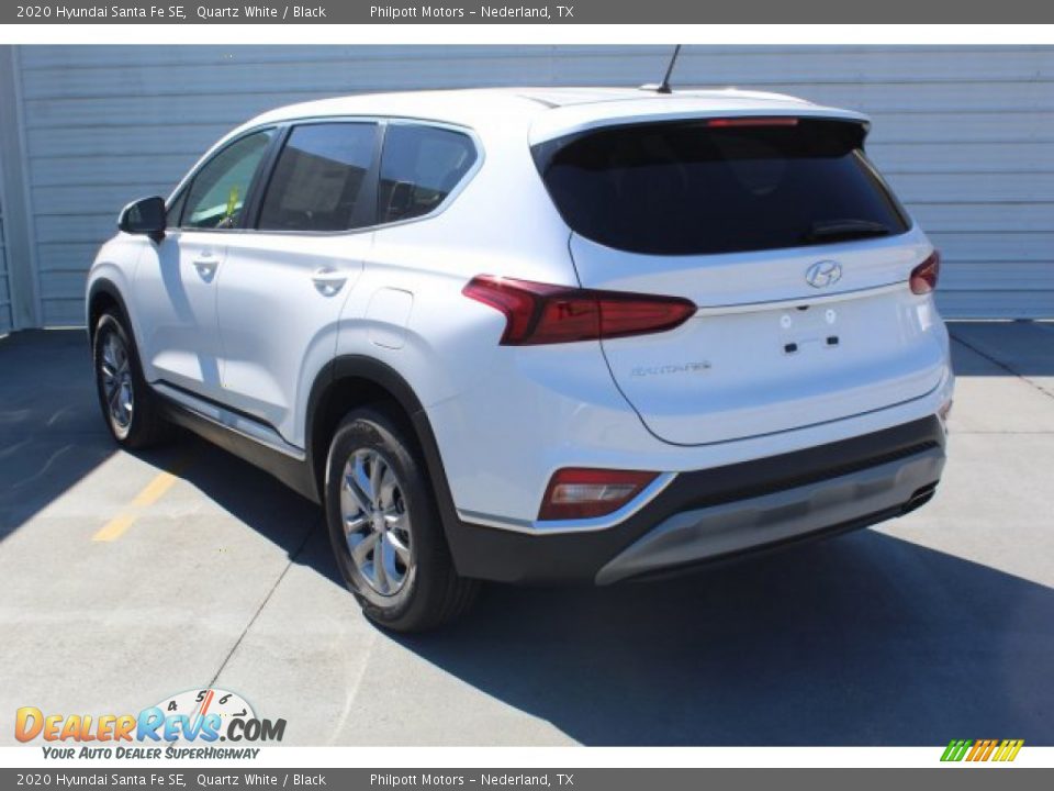 2020 Hyundai Santa Fe SE Quartz White / Black Photo #6