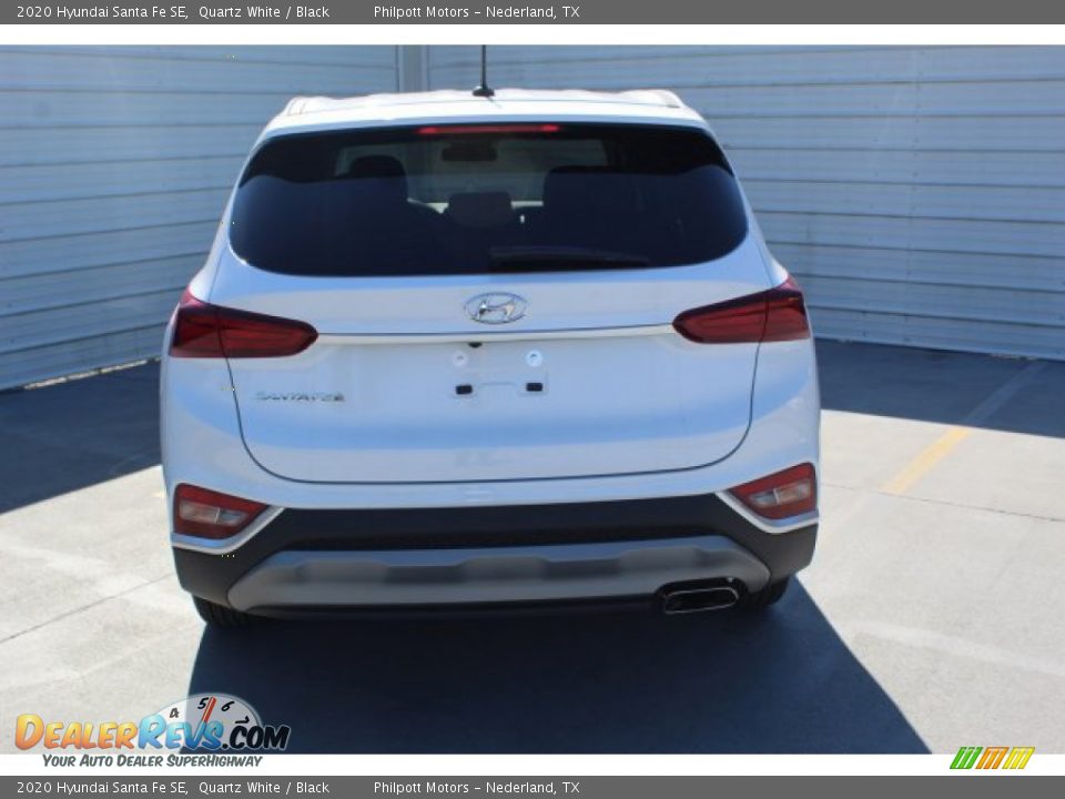 2020 Hyundai Santa Fe SE Quartz White / Black Photo #7