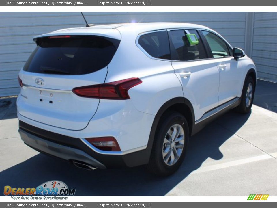 2020 Hyundai Santa Fe SE Quartz White / Black Photo #8