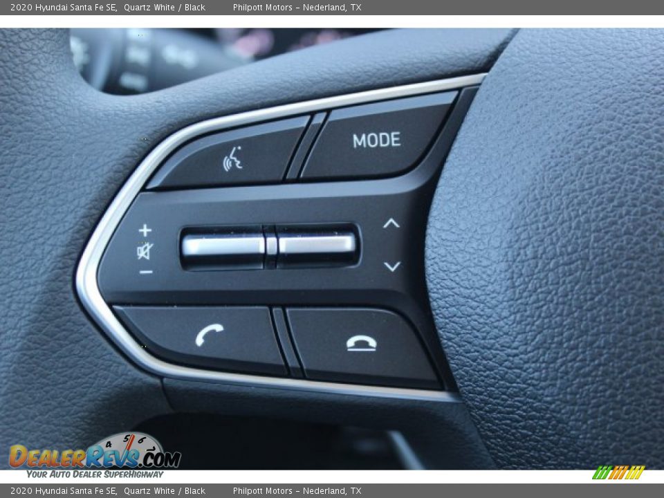 2020 Hyundai Santa Fe SE Quartz White / Black Photo #11