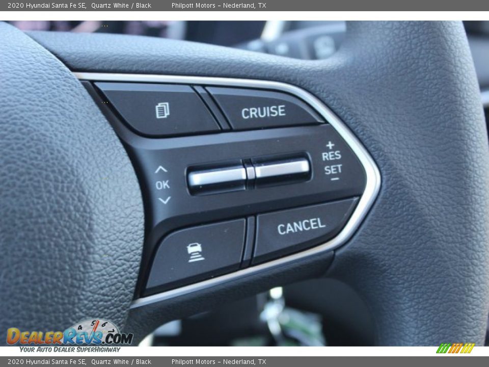 2020 Hyundai Santa Fe SE Quartz White / Black Photo #12