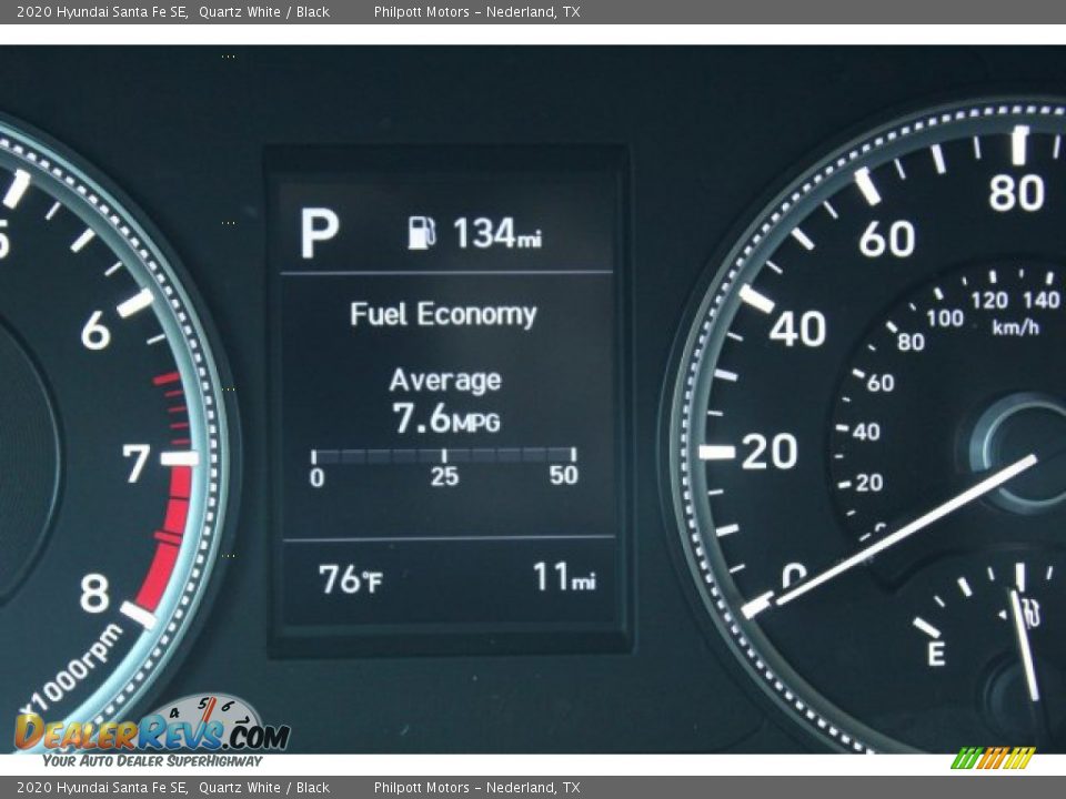 2020 Hyundai Santa Fe SE Quartz White / Black Photo #14