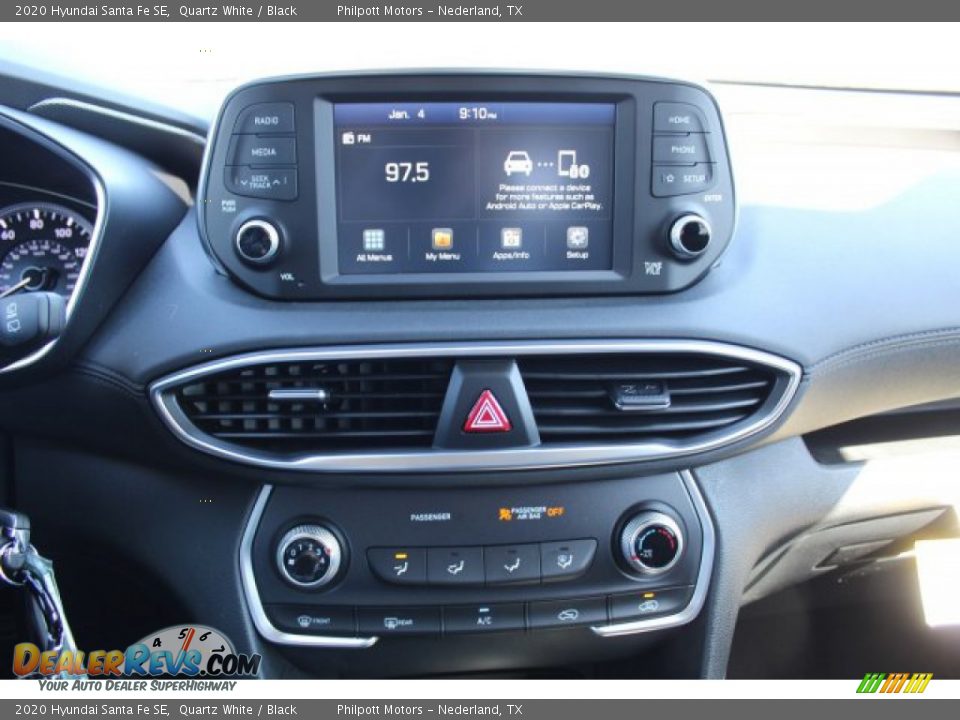 2020 Hyundai Santa Fe SE Quartz White / Black Photo #16