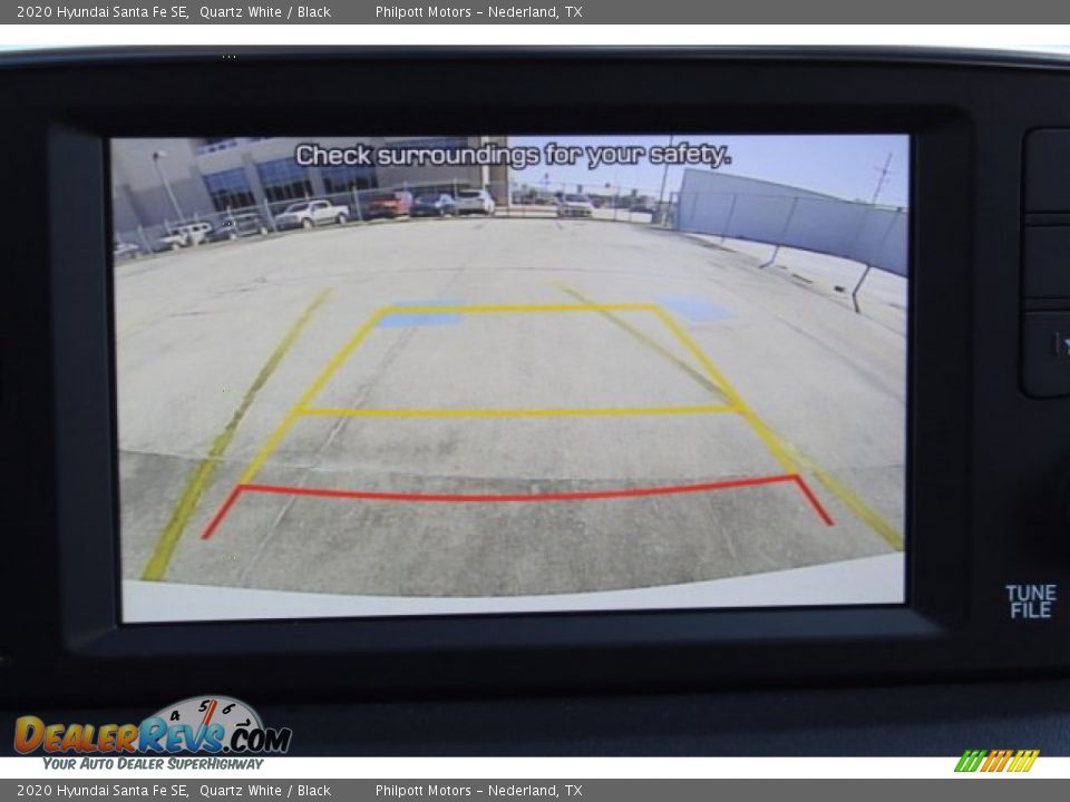 2020 Hyundai Santa Fe SE Quartz White / Black Photo #17