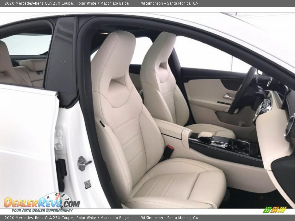 2020 Mercedes-Benz CLA 250 Coupe Polar White / Macchiato Beige Photo #5