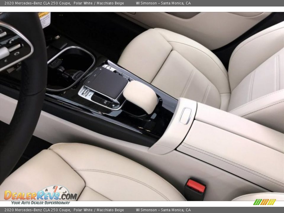 2020 Mercedes-Benz CLA 250 Coupe Polar White / Macchiato Beige Photo #7