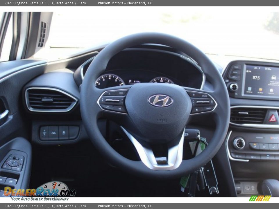 2020 Hyundai Santa Fe SE Quartz White / Black Photo #21