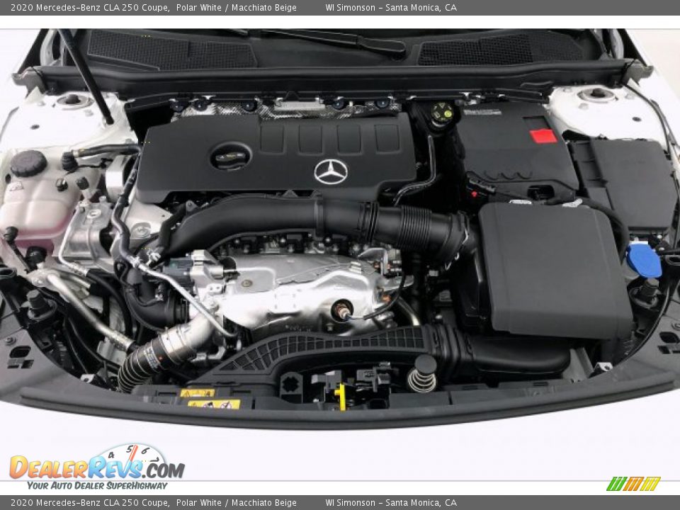 2020 Mercedes-Benz CLA 250 Coupe Polar White / Macchiato Beige Photo #8