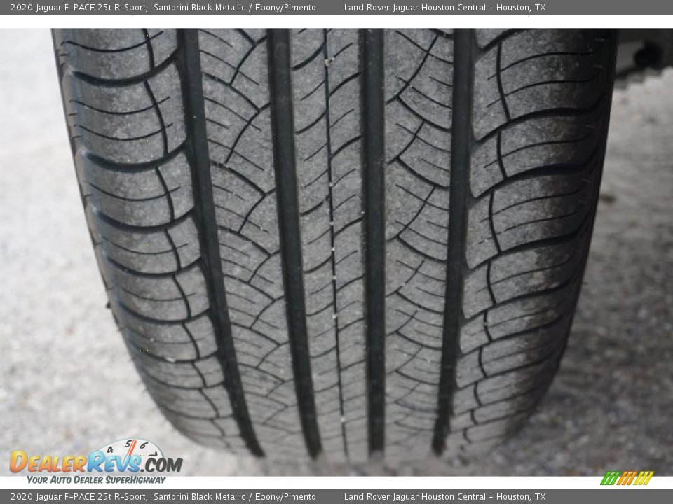 2020 Jaguar F-PACE 25t R-Sport Santorini Black Metallic / Ebony/Pimento Photo #9