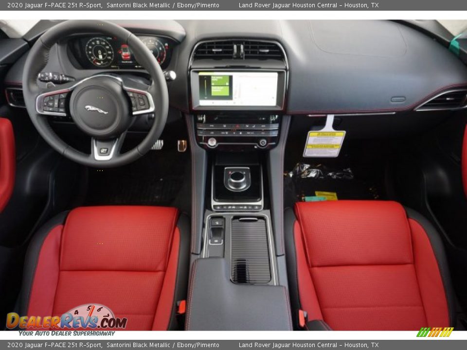 Dashboard of 2020 Jaguar F-PACE 25t R-Sport Photo #26
