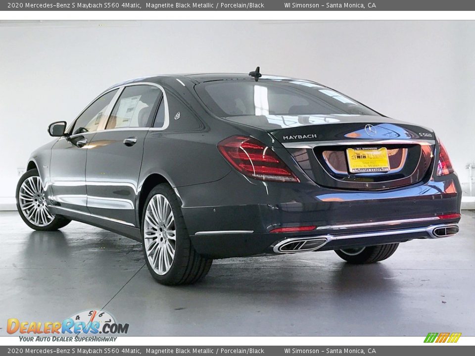 2020 Mercedes-Benz S Maybach S560 4Matic Magnetite Black Metallic / Porcelain/Black Photo #10