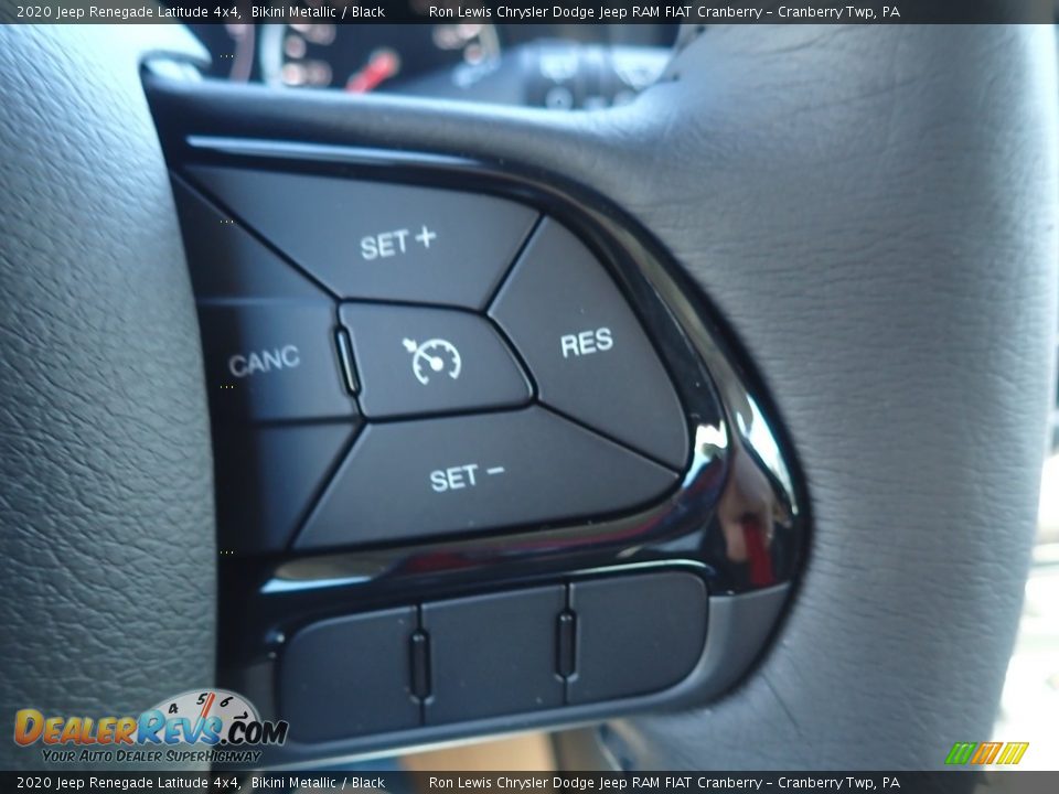 2020 Jeep Renegade Latitude 4x4 Bikini Metallic / Black Photo #16