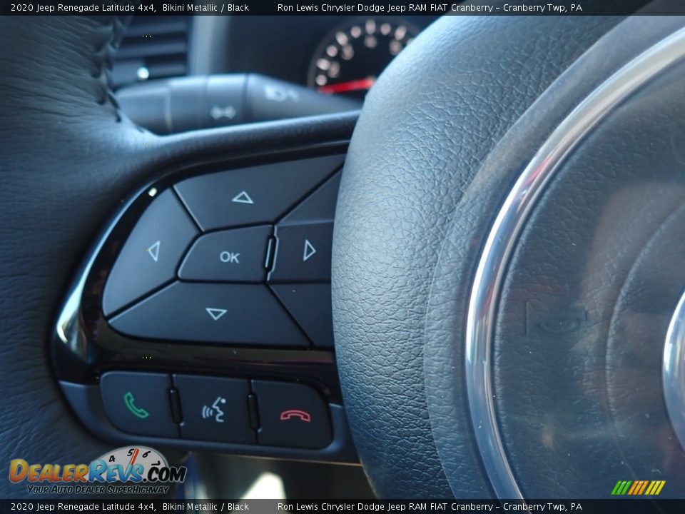 2020 Jeep Renegade Latitude 4x4 Bikini Metallic / Black Photo #17