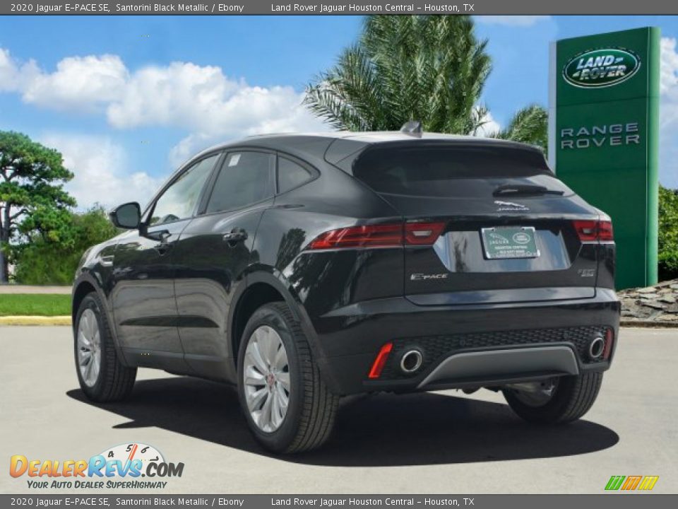 2020 Jaguar E-PACE SE Santorini Black Metallic / Ebony Photo #4
