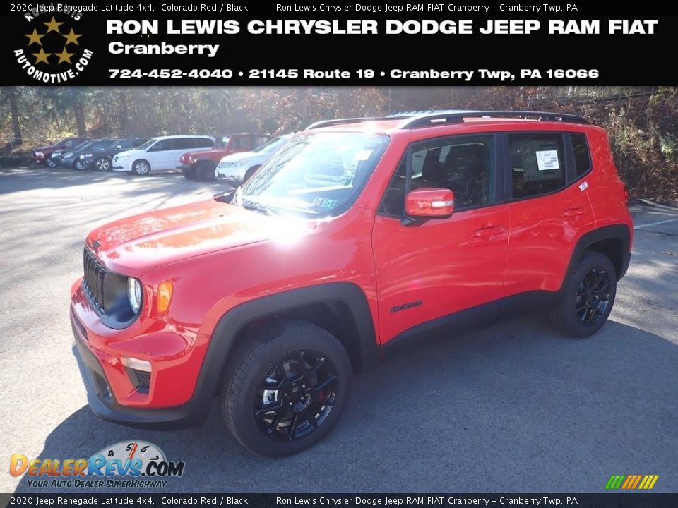 2020 Jeep Renegade Latitude 4x4 Colorado Red / Black Photo #1
