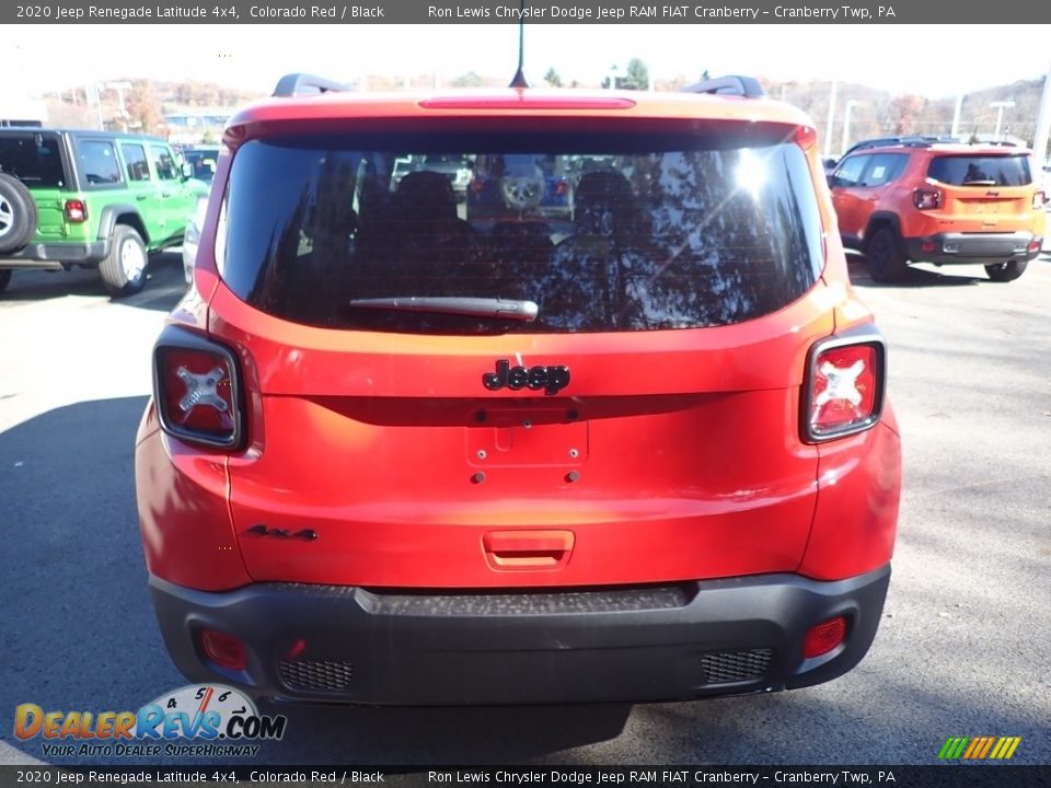 2020 Jeep Renegade Latitude 4x4 Colorado Red / Black Photo #4
