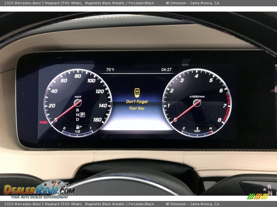 2020 Mercedes-Benz S Maybach S560 4Matic Gauges Photo #20