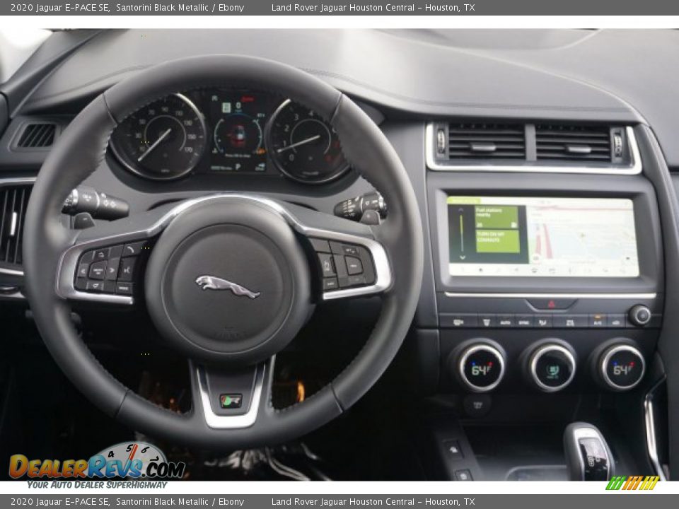 2020 Jaguar E-PACE SE Santorini Black Metallic / Ebony Photo #26