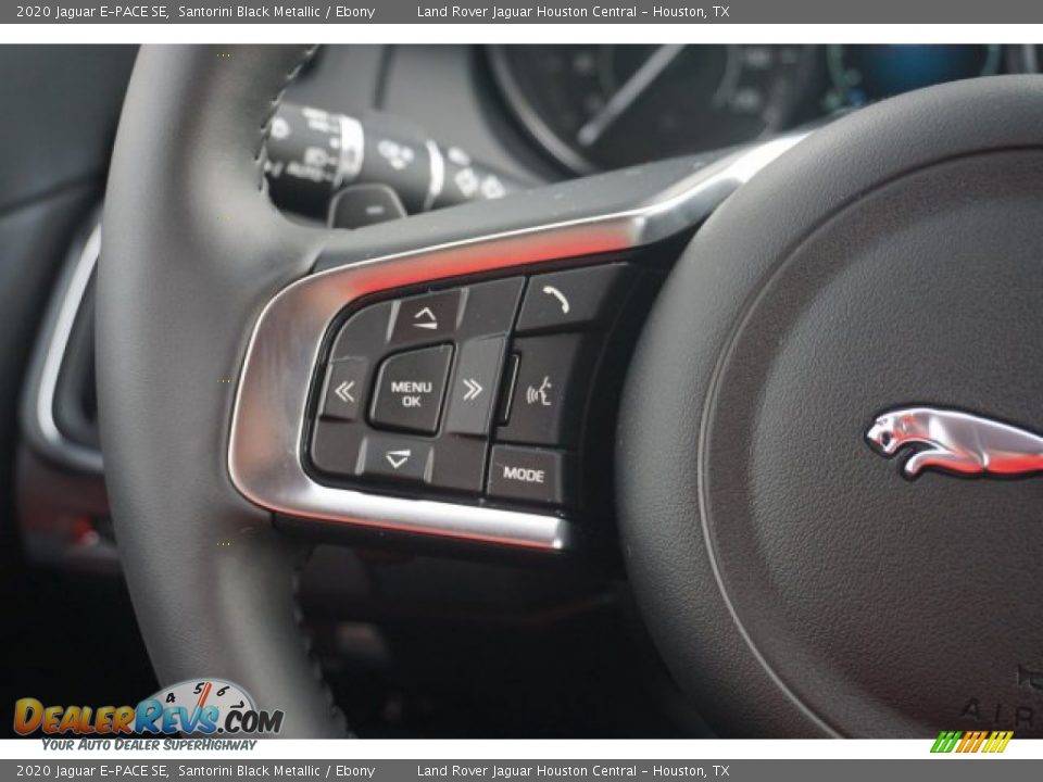 2020 Jaguar E-PACE SE Santorini Black Metallic / Ebony Photo #27