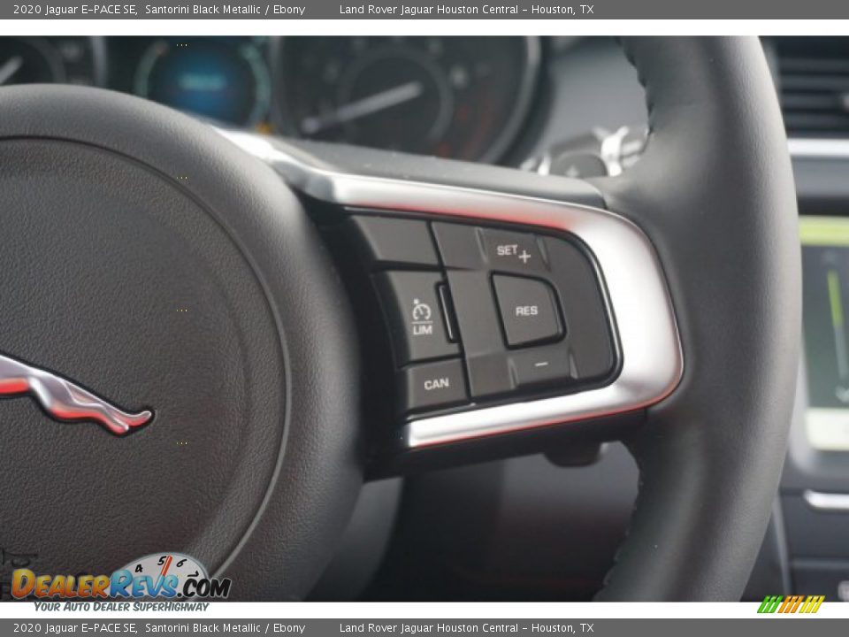 2020 Jaguar E-PACE SE Santorini Black Metallic / Ebony Photo #28