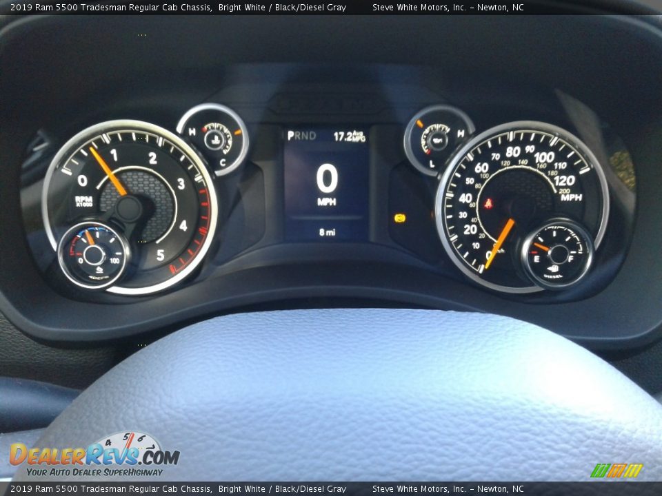 2019 Ram 5500 Tradesman Regular Cab Chassis Bright White / Black/Diesel Gray Photo #18