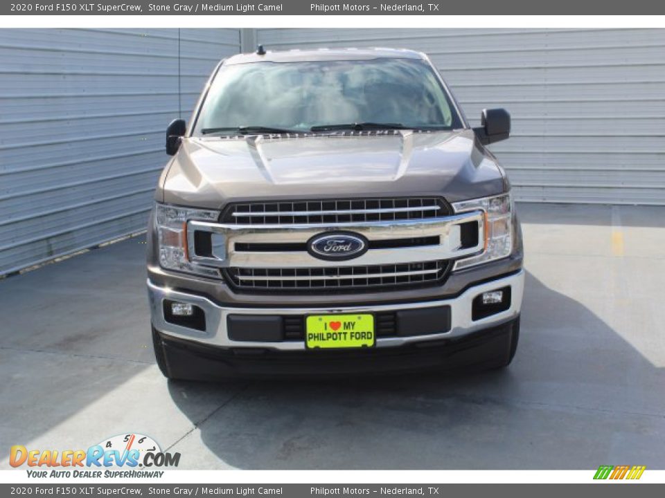 2020 Ford F150 XLT SuperCrew Stone Gray / Medium Light Camel Photo #3