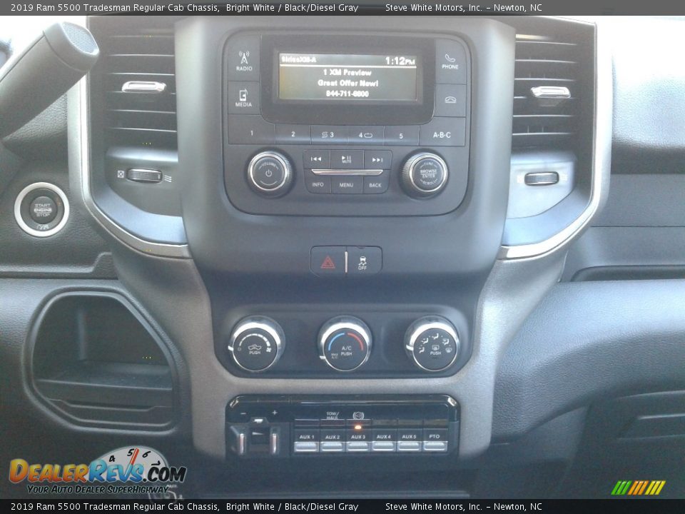 2019 Ram 5500 Tradesman Regular Cab Chassis Bright White / Black/Diesel Gray Photo #19