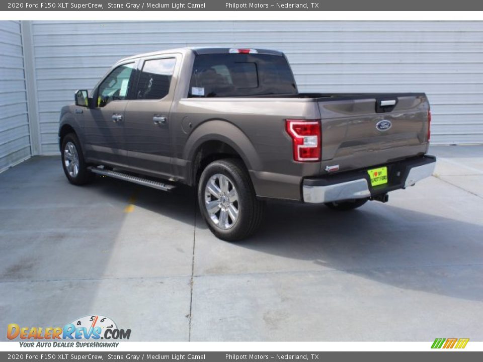 2020 Ford F150 XLT SuperCrew Stone Gray / Medium Light Camel Photo #6