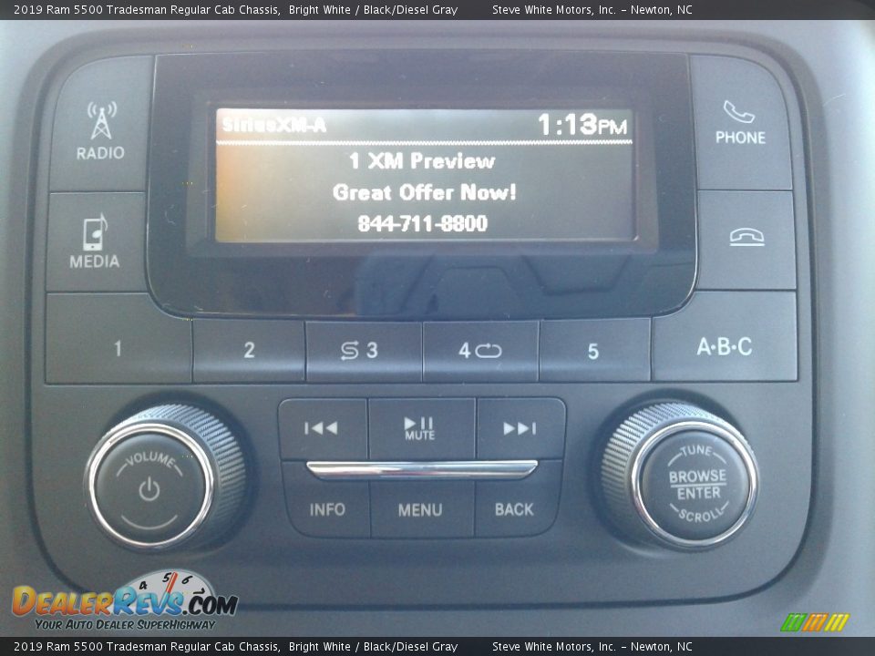 2019 Ram 5500 Tradesman Regular Cab Chassis Bright White / Black/Diesel Gray Photo #20