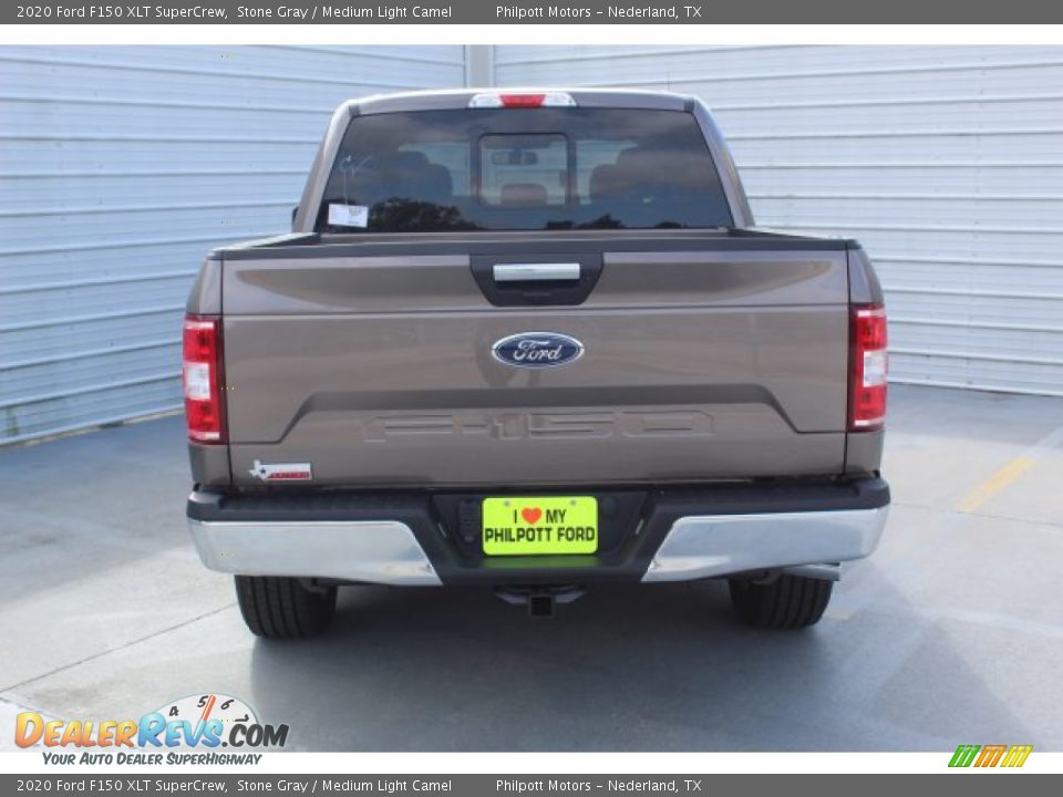 2020 Ford F150 XLT SuperCrew Stone Gray / Medium Light Camel Photo #7