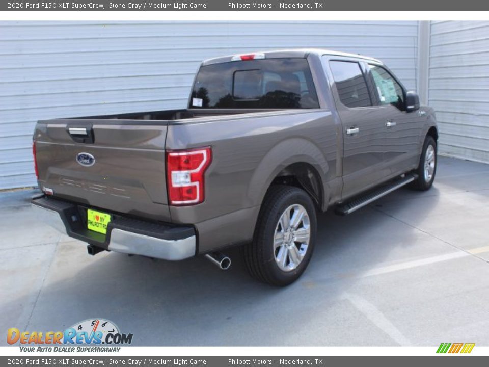 2020 Ford F150 XLT SuperCrew Stone Gray / Medium Light Camel Photo #8