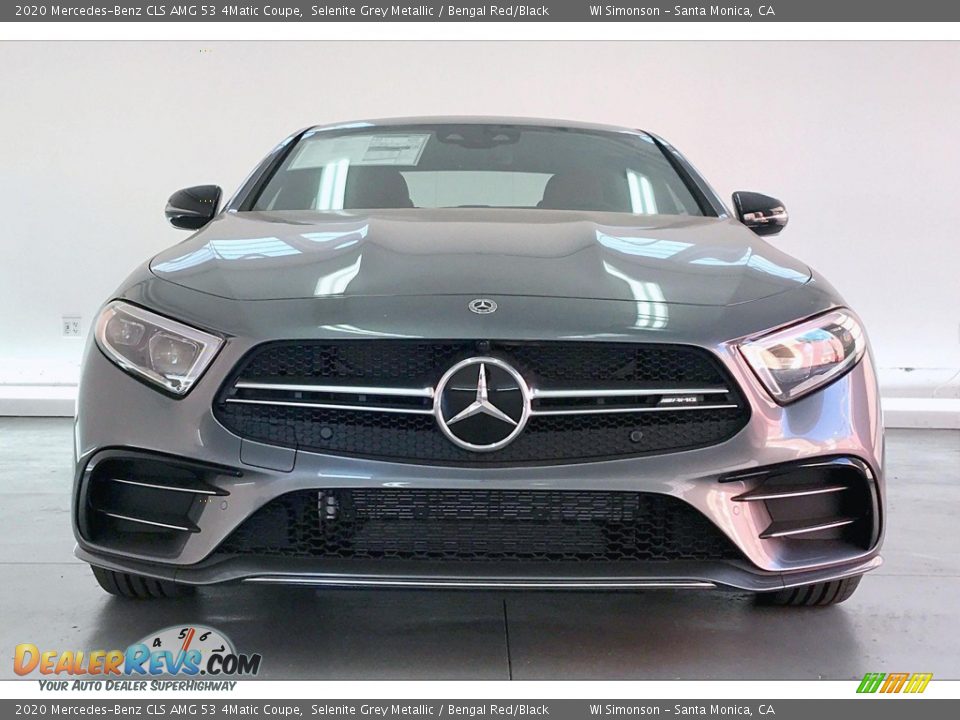 2020 Mercedes-Benz CLS AMG 53 4Matic Coupe Selenite Grey Metallic / Bengal Red/Black Photo #2